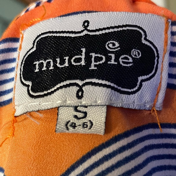 5 for $50 - Mud Pie Sleeveless Shift Dress with Ruffled Neckline - Picture 5 of 5